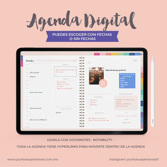Agenda Digital Colores