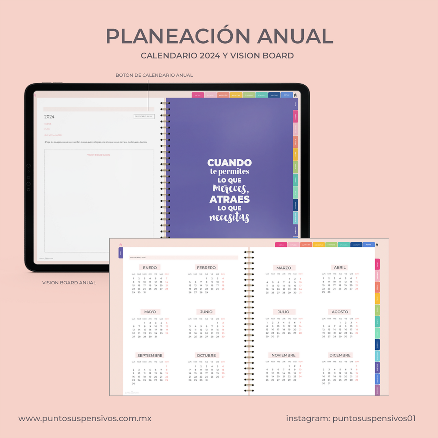 Agenda Digital Colores