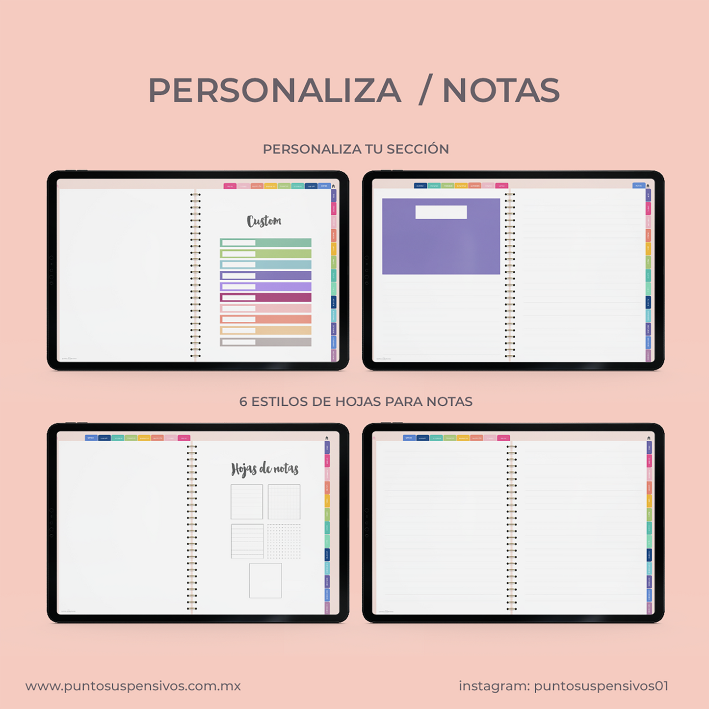 Agenda Digital Colores